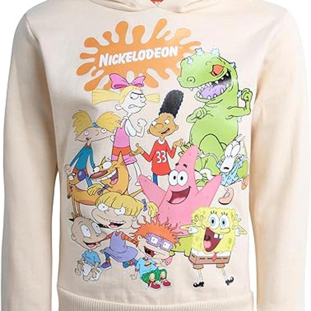 New! Nickelodeon Kids Unisex Fleece Hoodie - Sz 3